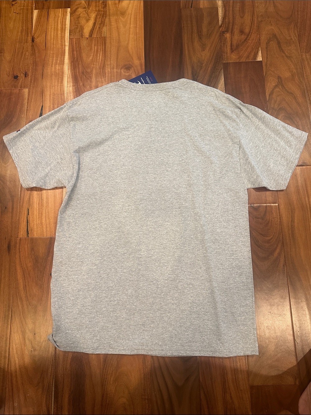 Champion Gray Tennessee Volunteers Basketball Tee with Orange Logo - Picture 4 of 7
